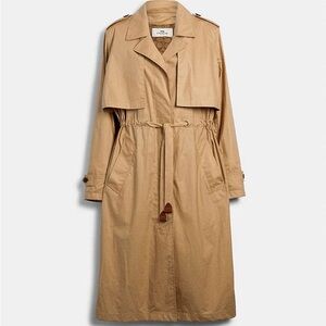 Coach trench coat w signature lining